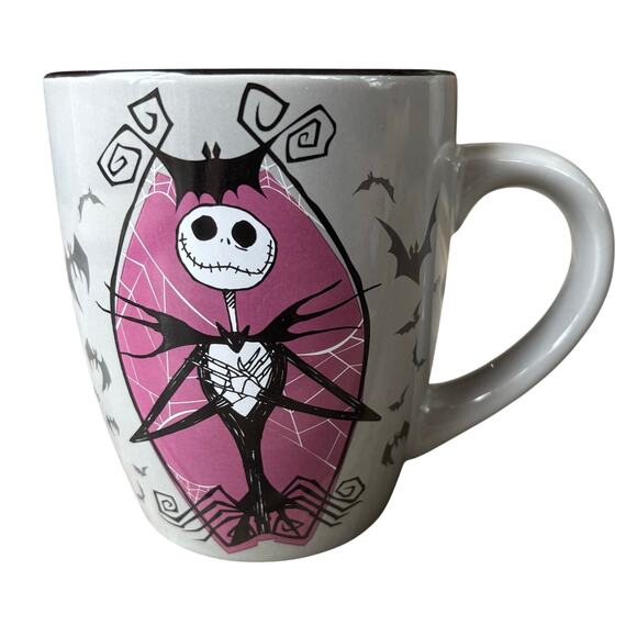 DISNEY TIM BURTONS The Nightmare Before Christmas Mug Jack Skellington Mug 25 oz - Picture 2 of 6